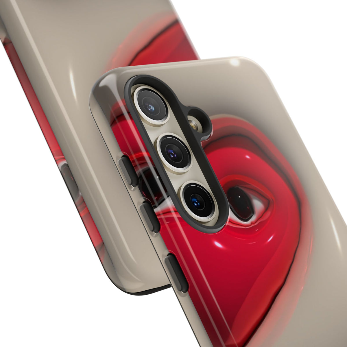 Red Heart Eyes Tough Case