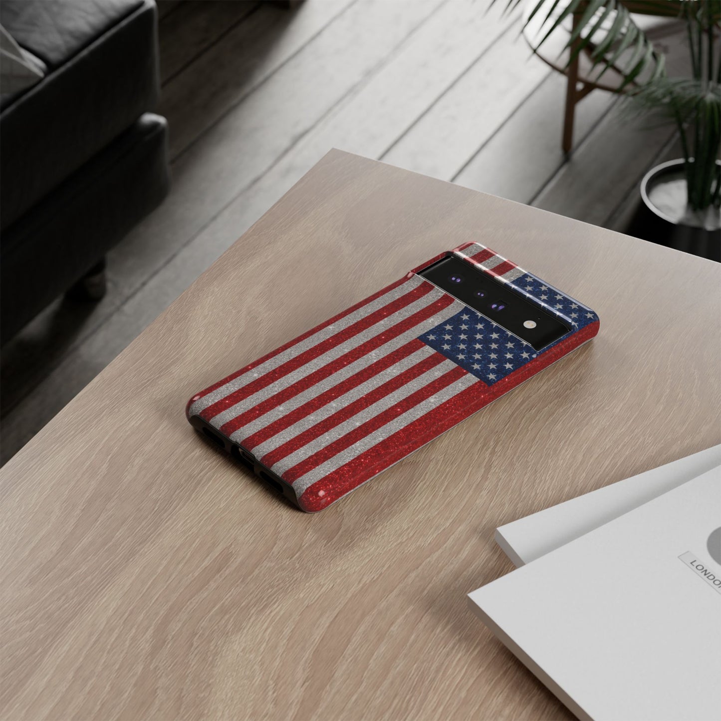 America Glitter Tough Case