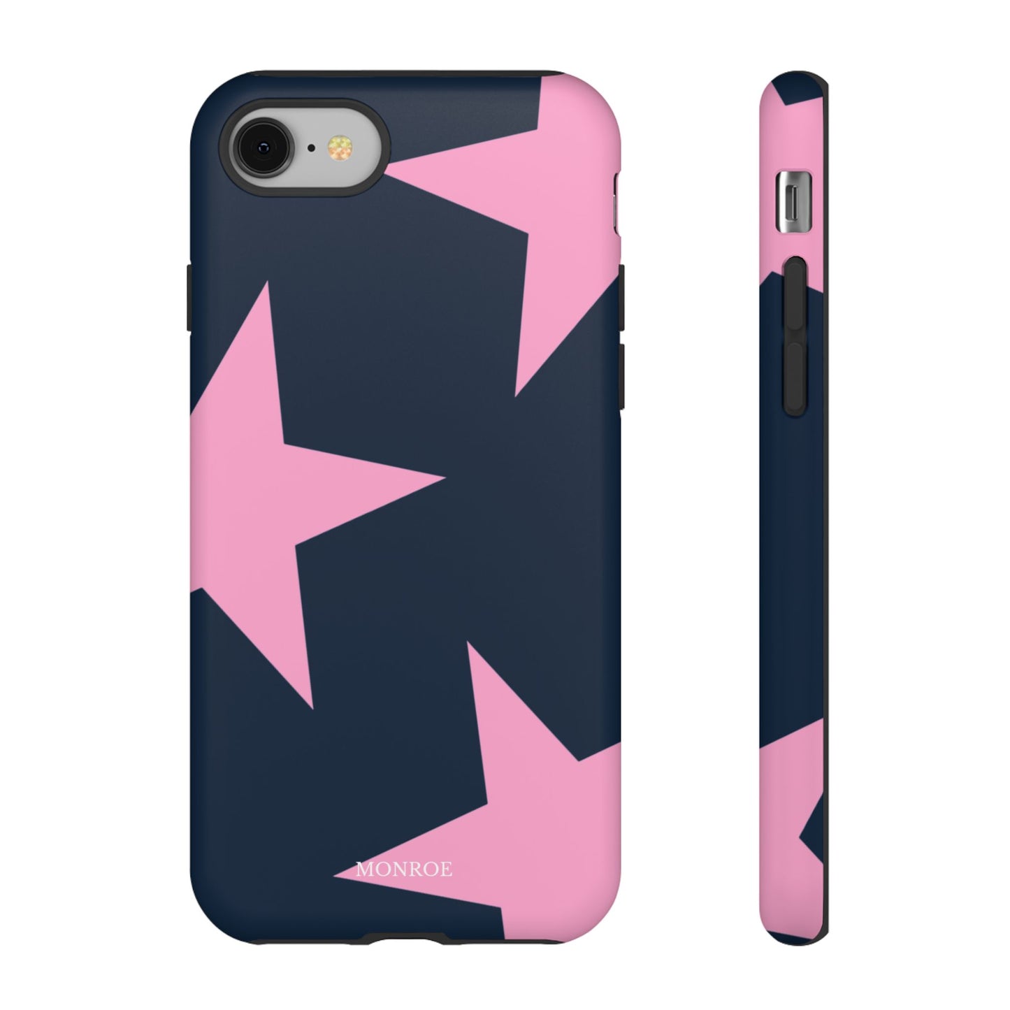 Navy & Pink Star Tough Cover