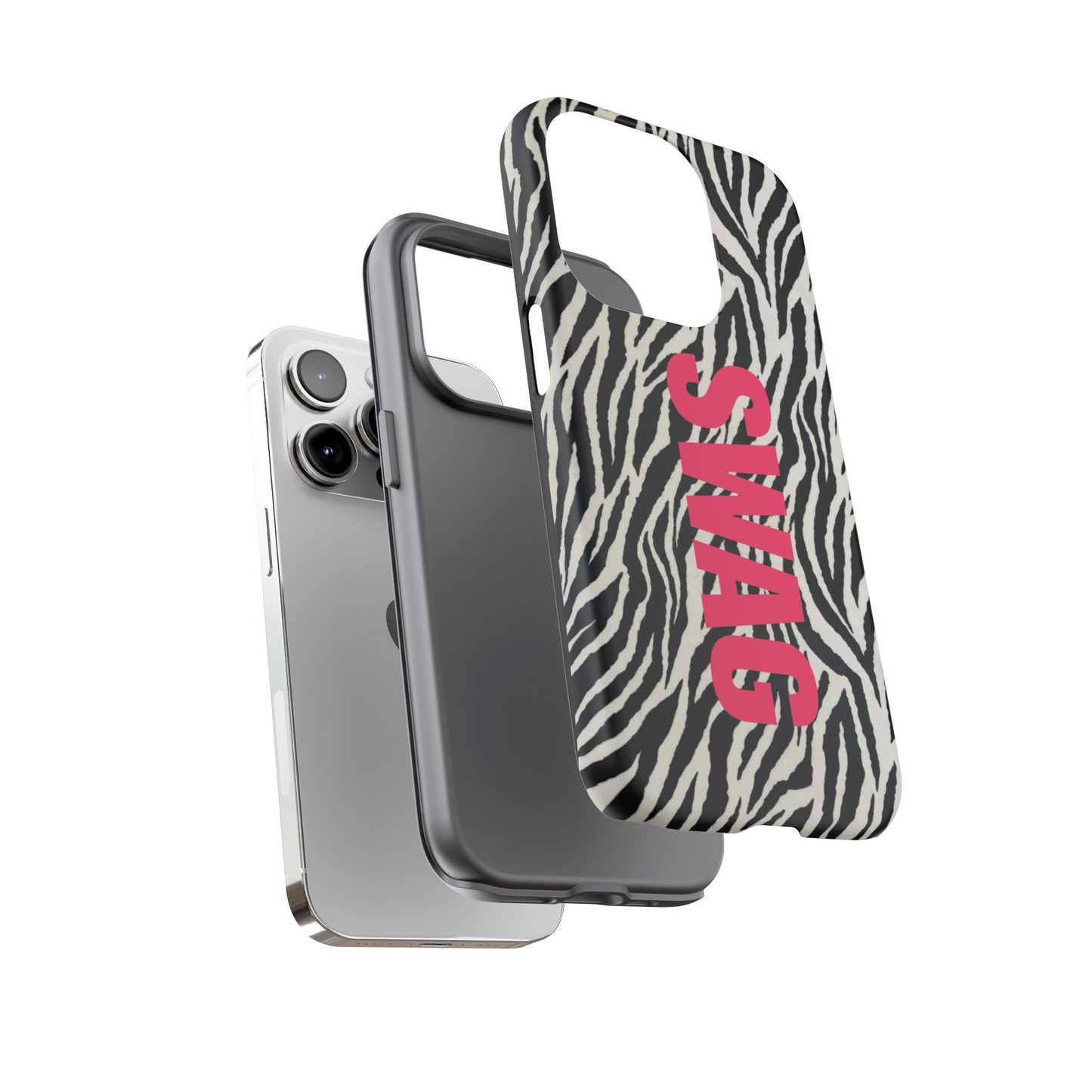 Zebra Print  "SWAG" Tough Case
