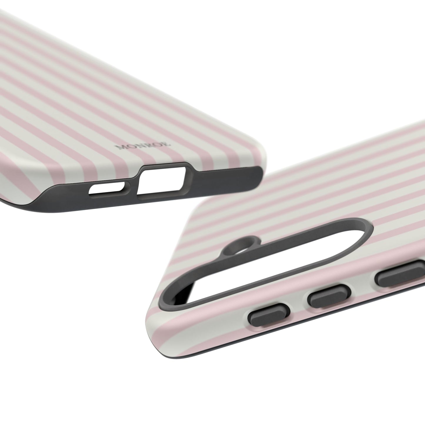Light Pink Stripe Tough Phone Case
