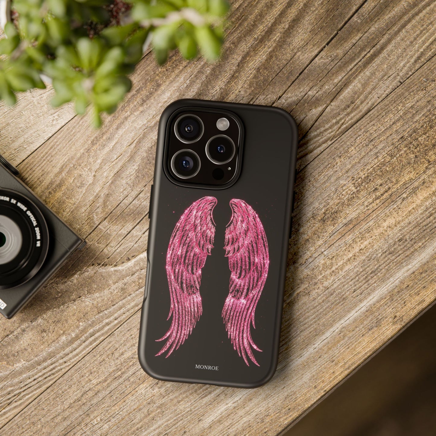 Pink Glitter Angel Tough Case