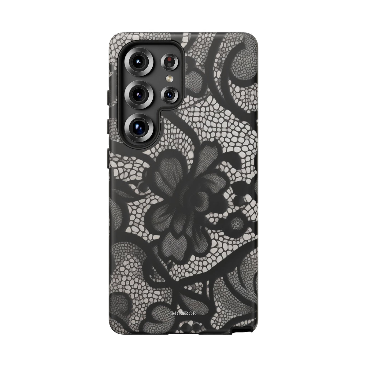 Black Vintage Lace Tough Case