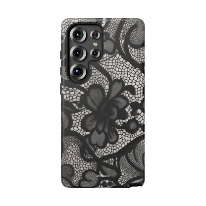 Black Vintage Lace Tough Case