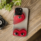 3D Hearts Phone Case