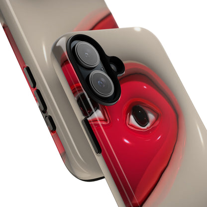 Red Heart Eyes Tough Case