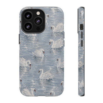 Swan Pattern Tough Case