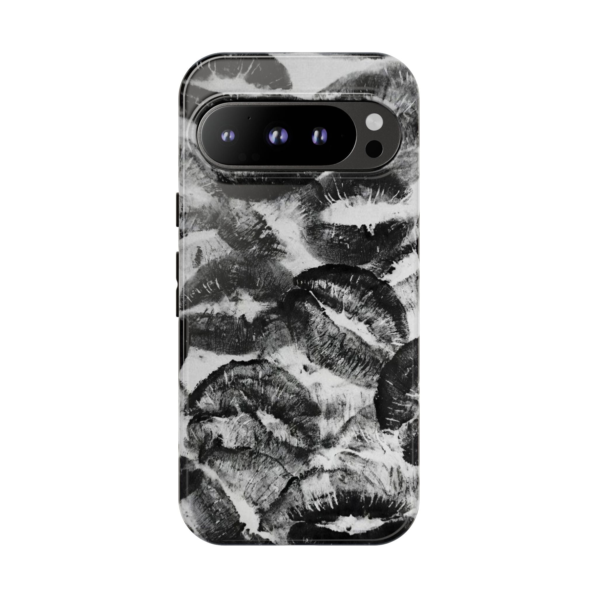 Black and Kiss Design Phone Case
