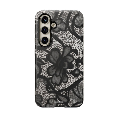 Black Vintage Lace Tough Case