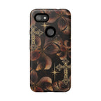 Floral Cross Pattern Tough Case