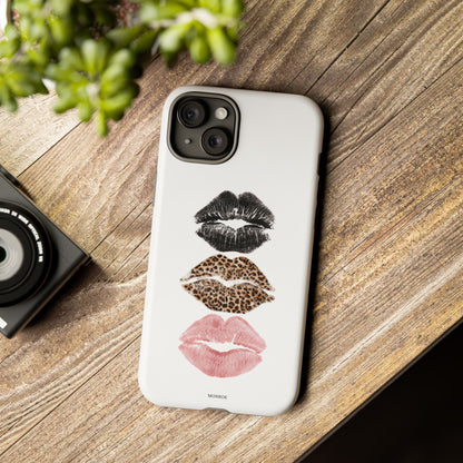 Leopard Glam Lip Tough Case