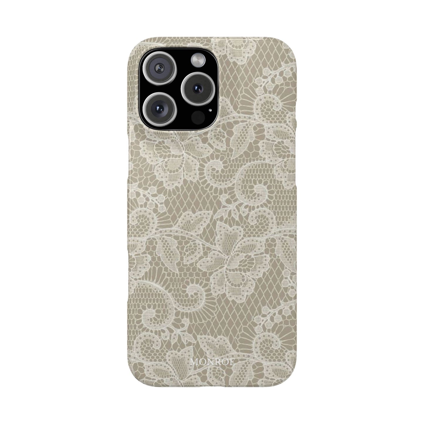 Vintage Beige Lace Case
