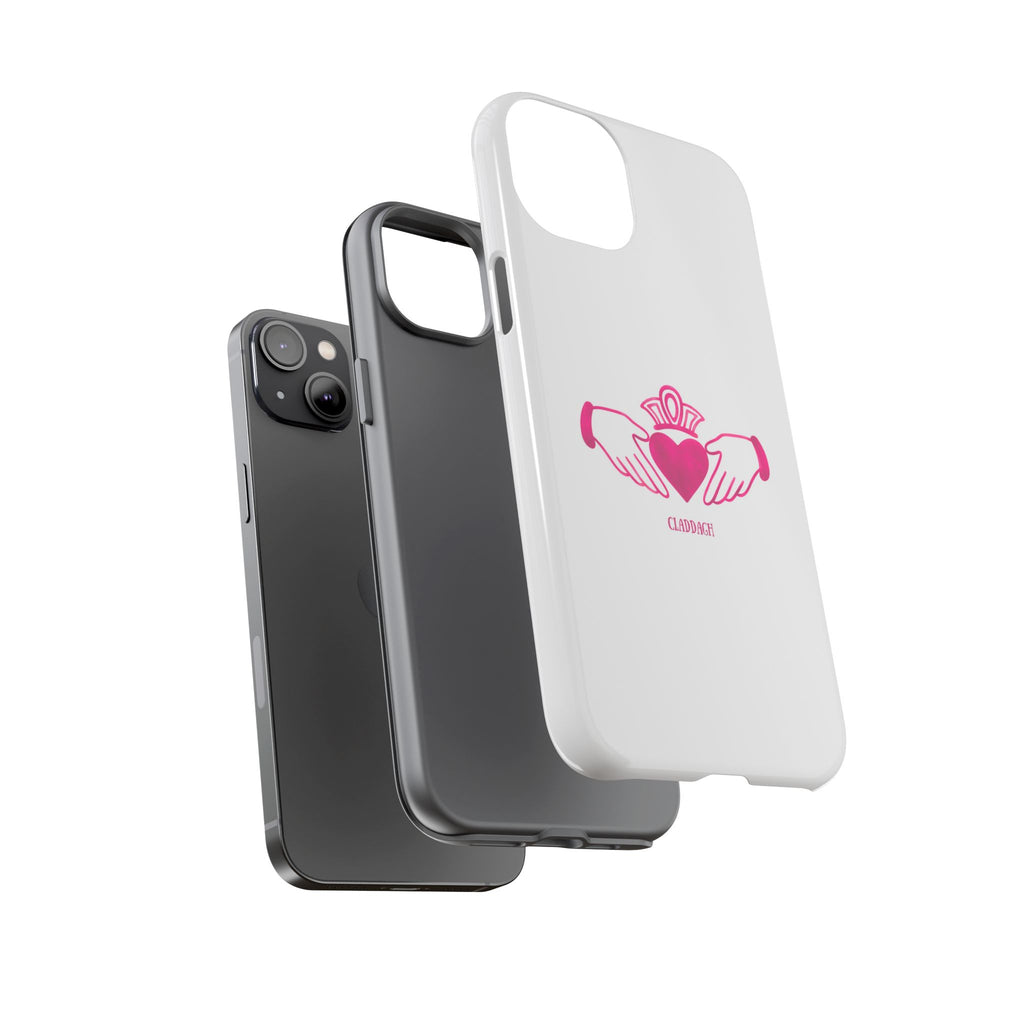 Pink Irish Claddagh Symbol Tough Phone Case