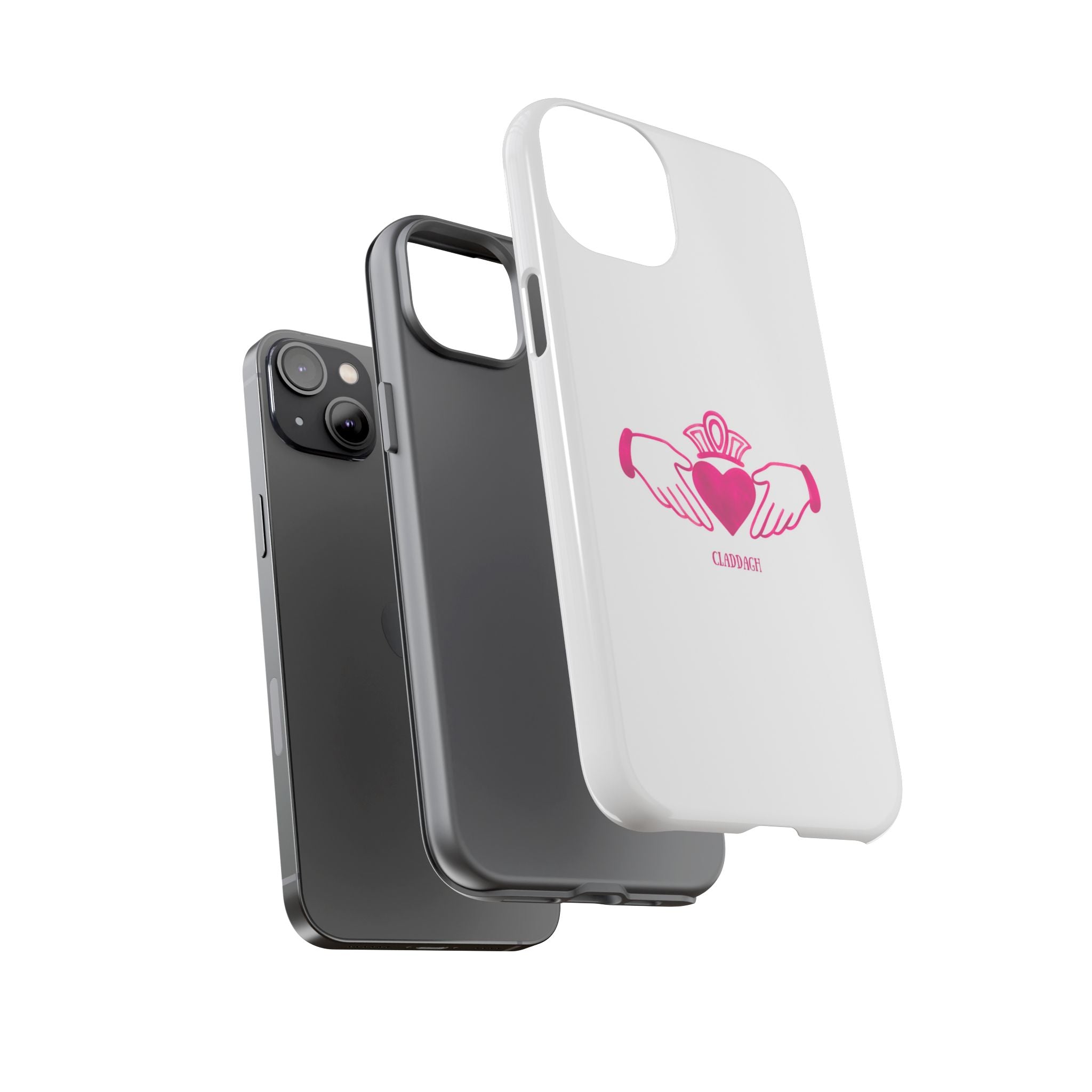 Pink Irish Claddagh Symbol Tough Phone Case