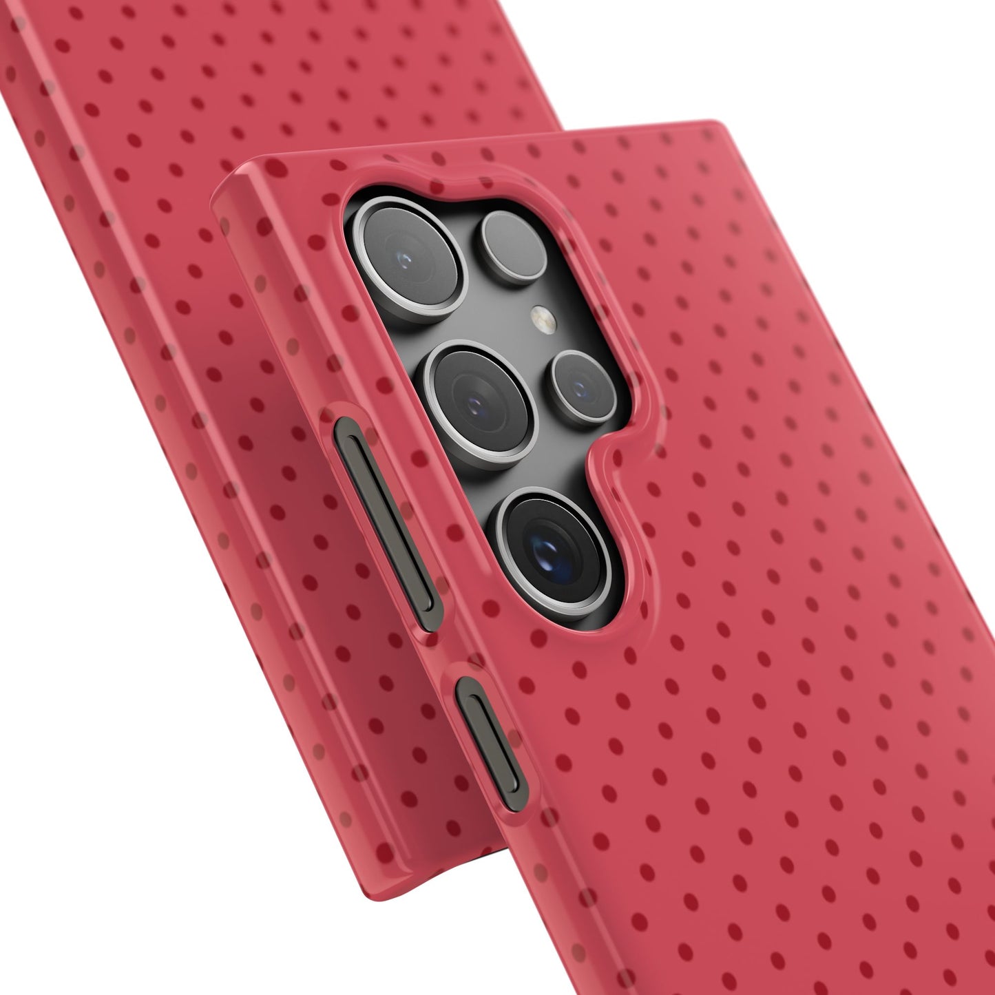 Coral Polka Dot Snap Phone Case