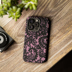 Pink Lace Pattern Tough Phone Case