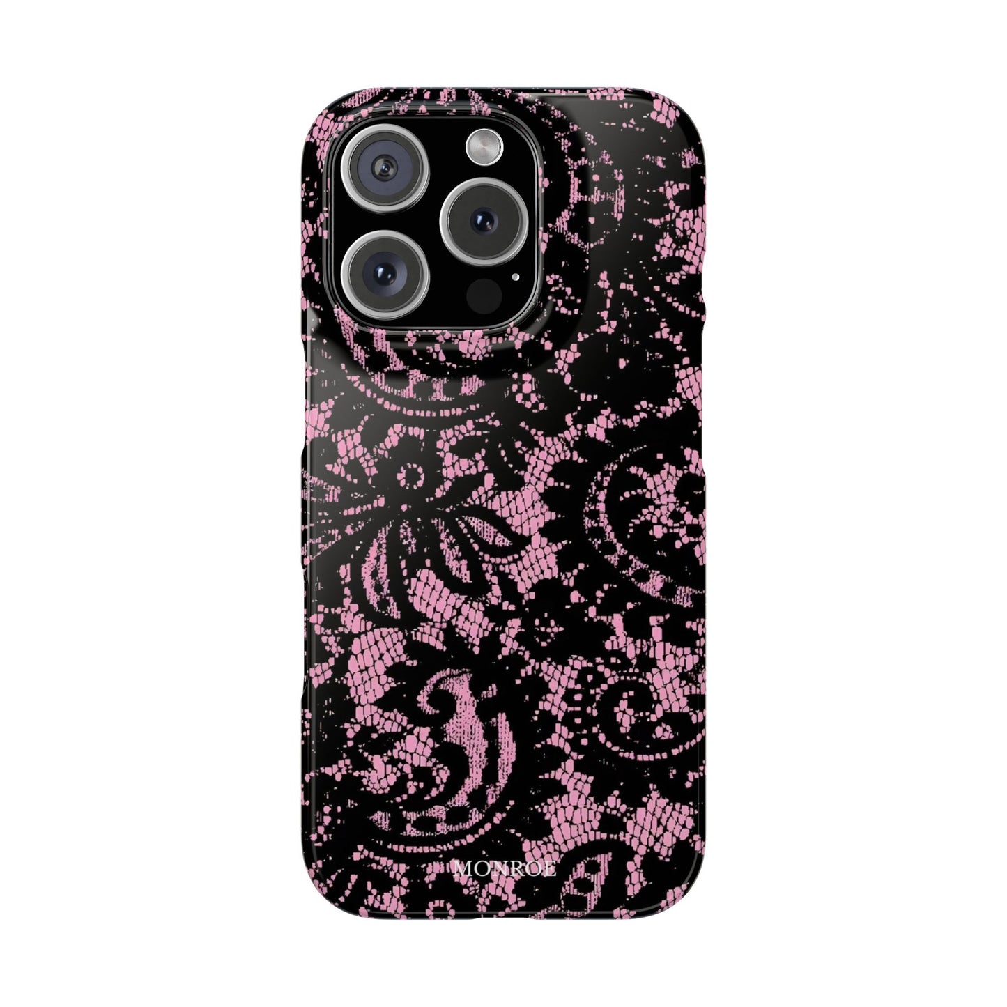 Pink Lace Pattern Case