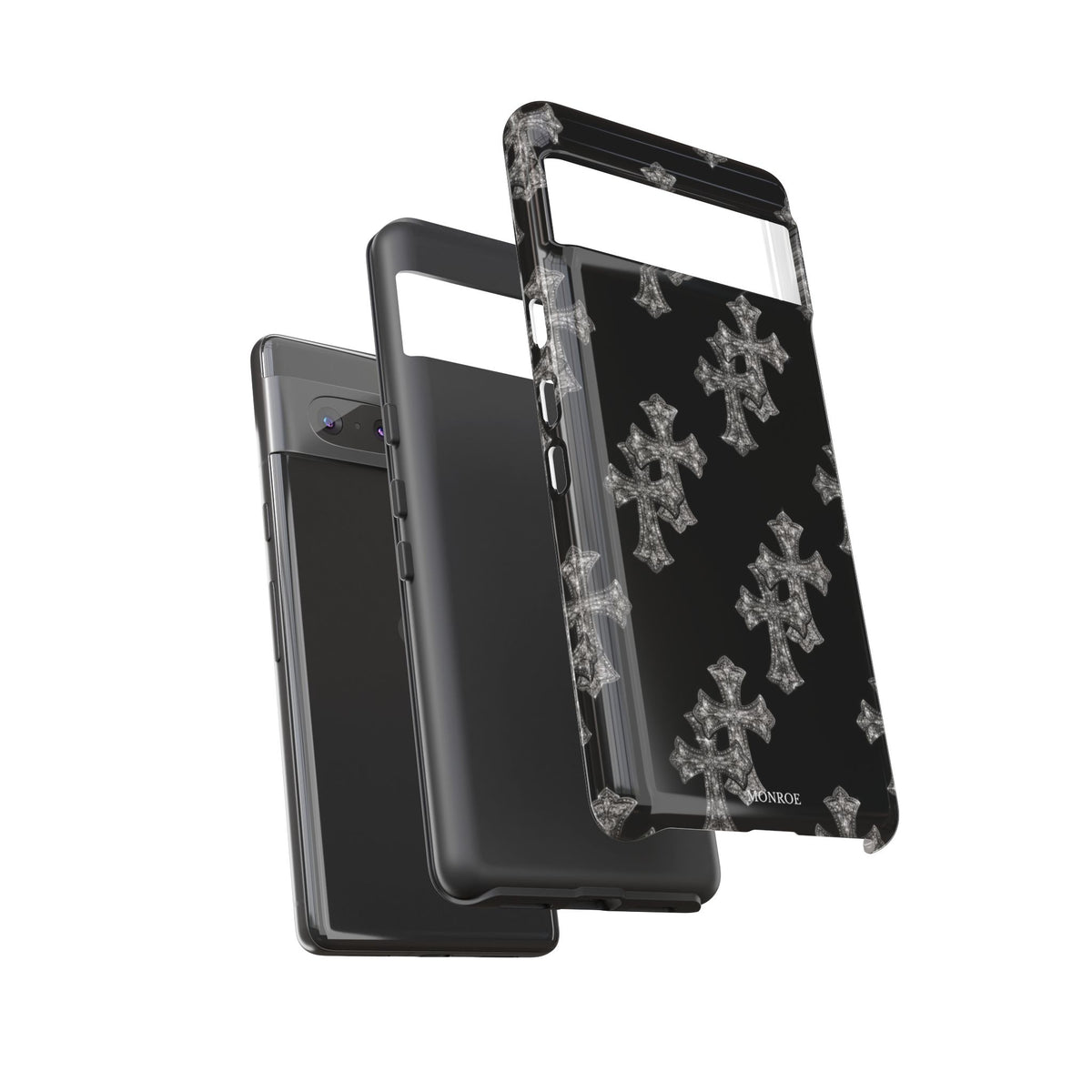 Black Crystal Cross Tough Case