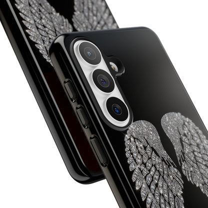 Silver Angel Wings Tough Case