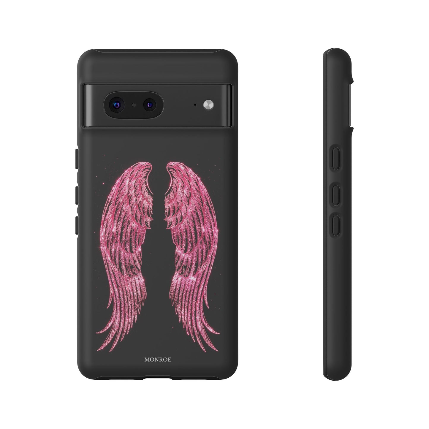 Pink Glitter Angel Tough Case