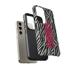 'SWAG' Zebra Print Tough Case