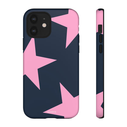 Navy & Pink Star Tough Cover