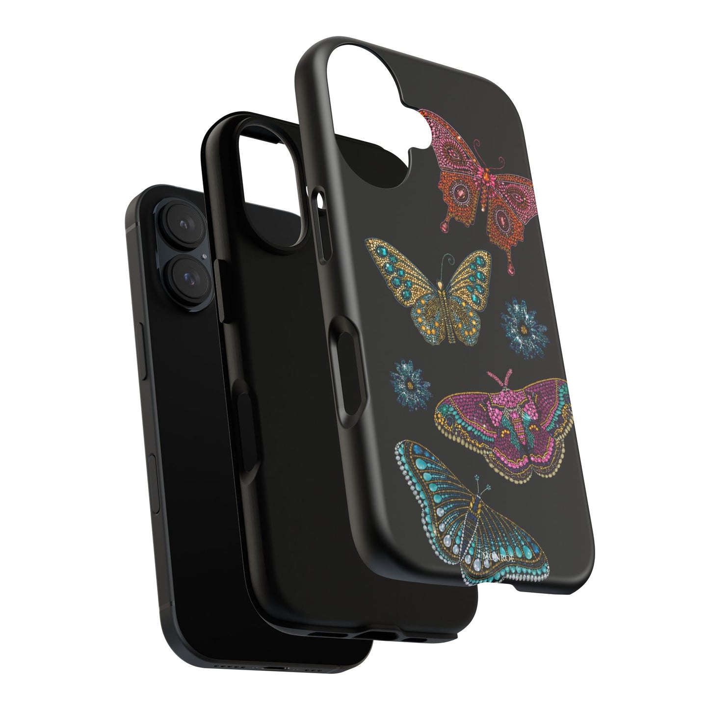 Butterfly Beaded Tough Case