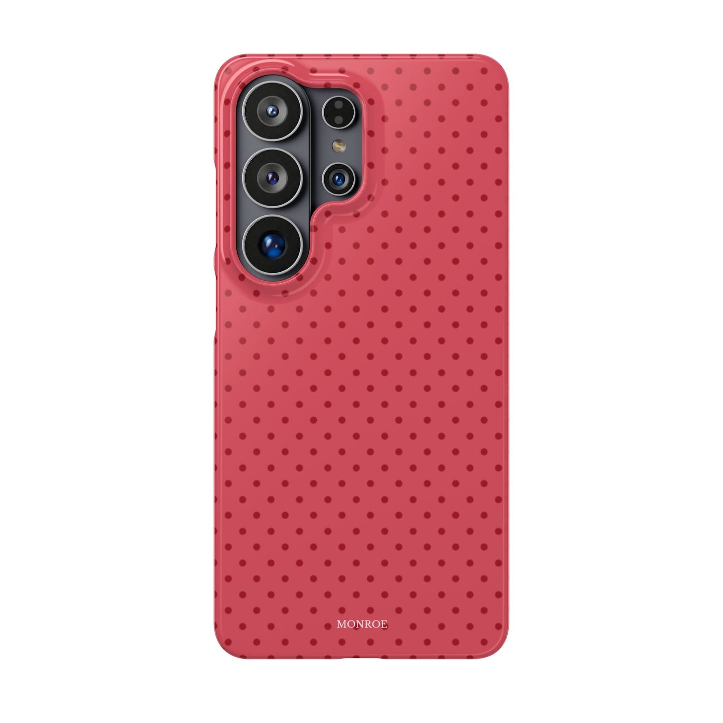 Coral Polka Dot Snap Phone Case