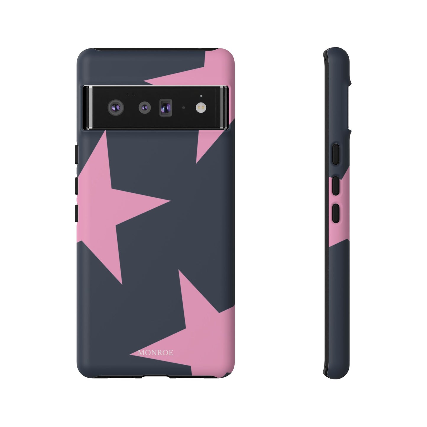 Navy & Pink Star Tough Cover