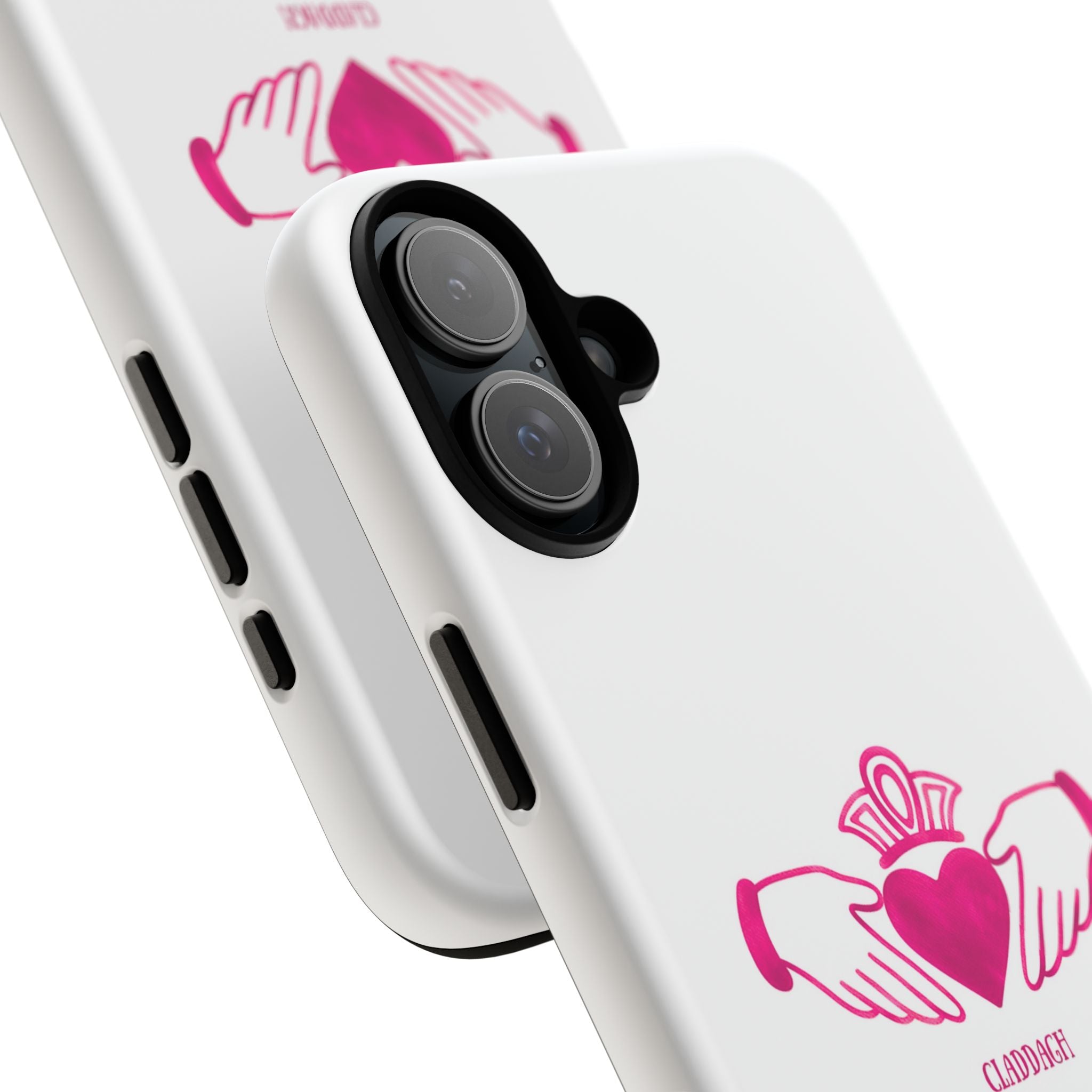 Pink Irish Claddagh Symbol Tough Phone Case