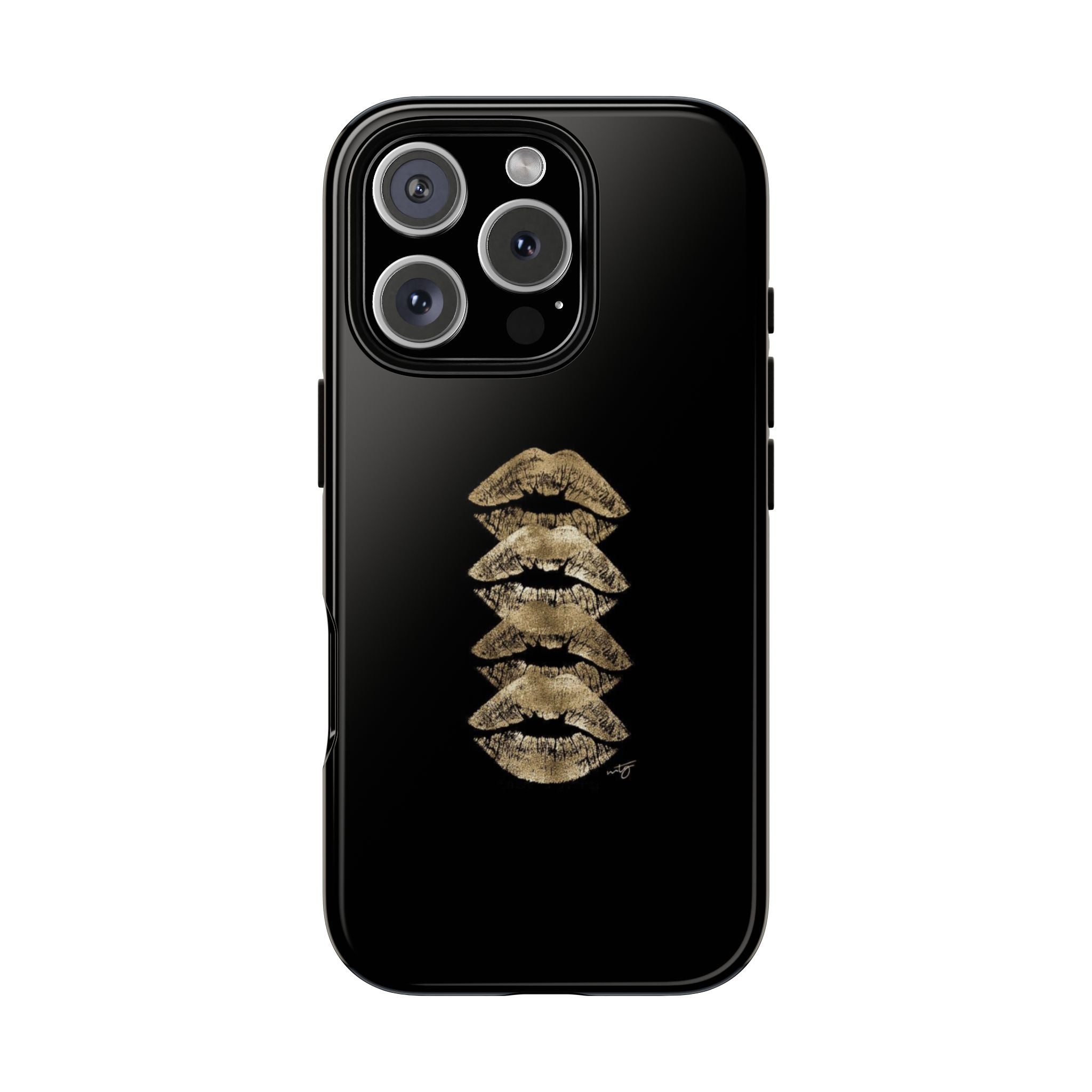 Golden Lipstick Phone Case