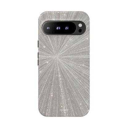 Sparkling Silver Burst Tough Case
