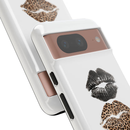 Leopard Glam Lip Tough Case
