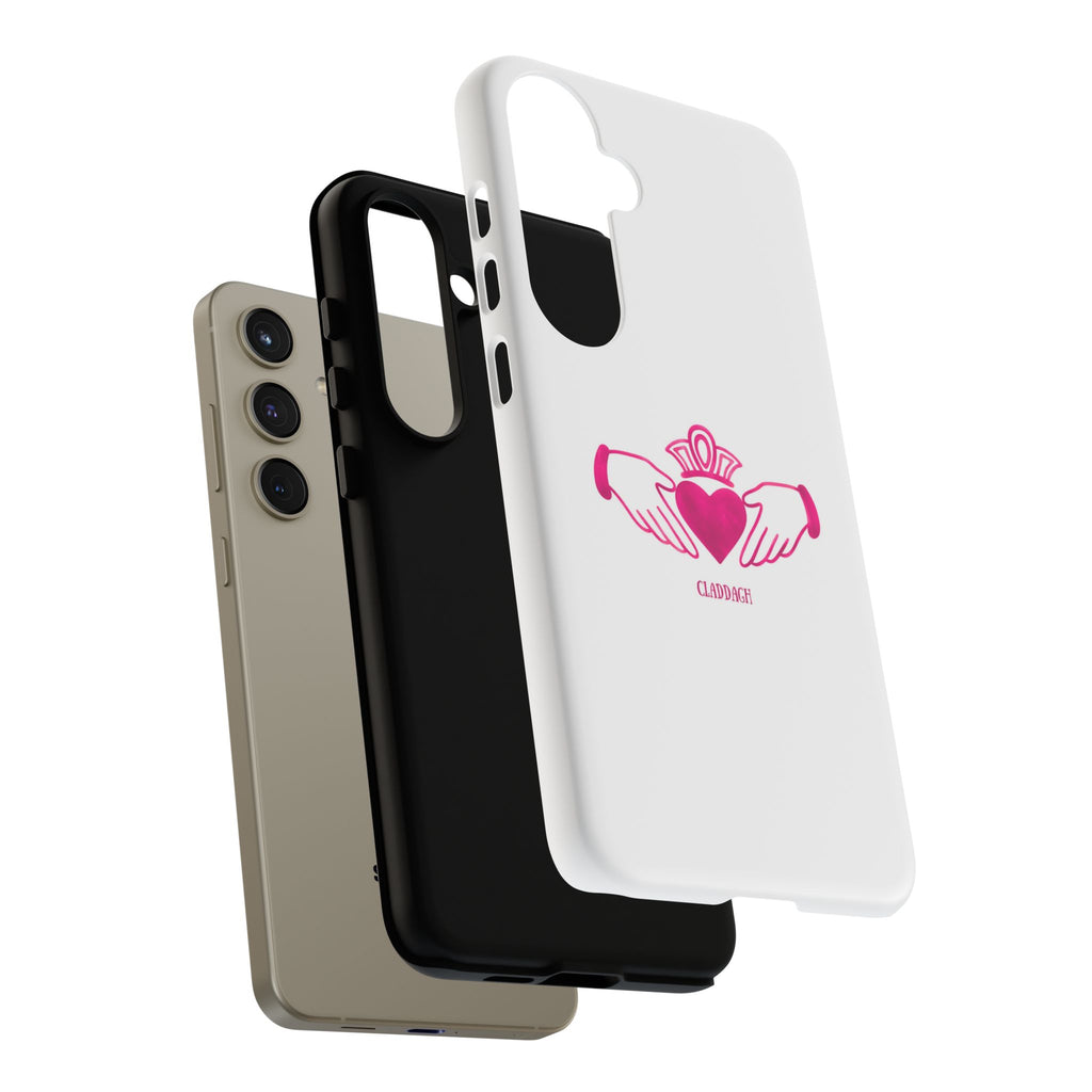 Pink Irish Claddagh Symbol Tough Phone Case