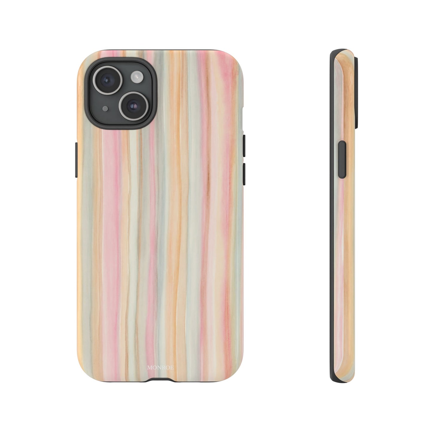 Pastel Watercolor Stripe Tough Case