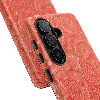 Coral Lace Tough Case