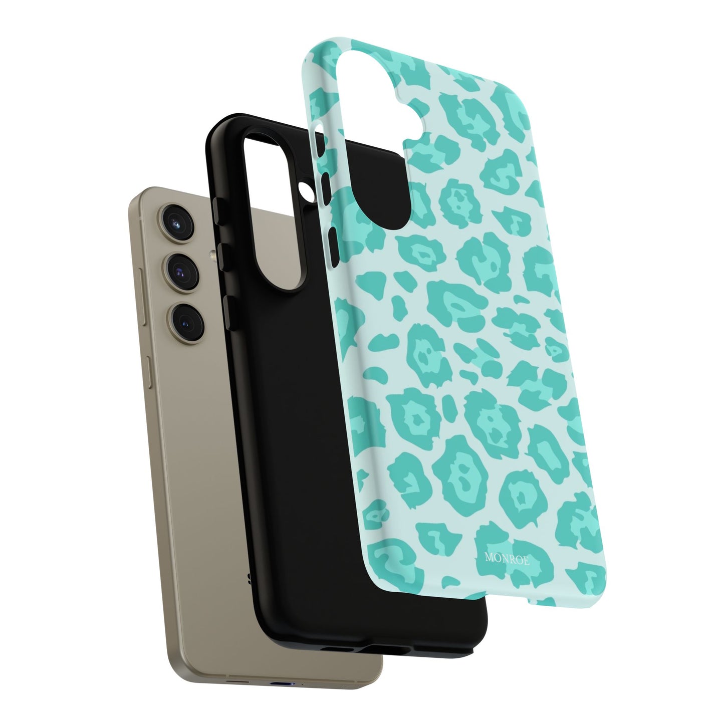 Teal Leopard Tough Case