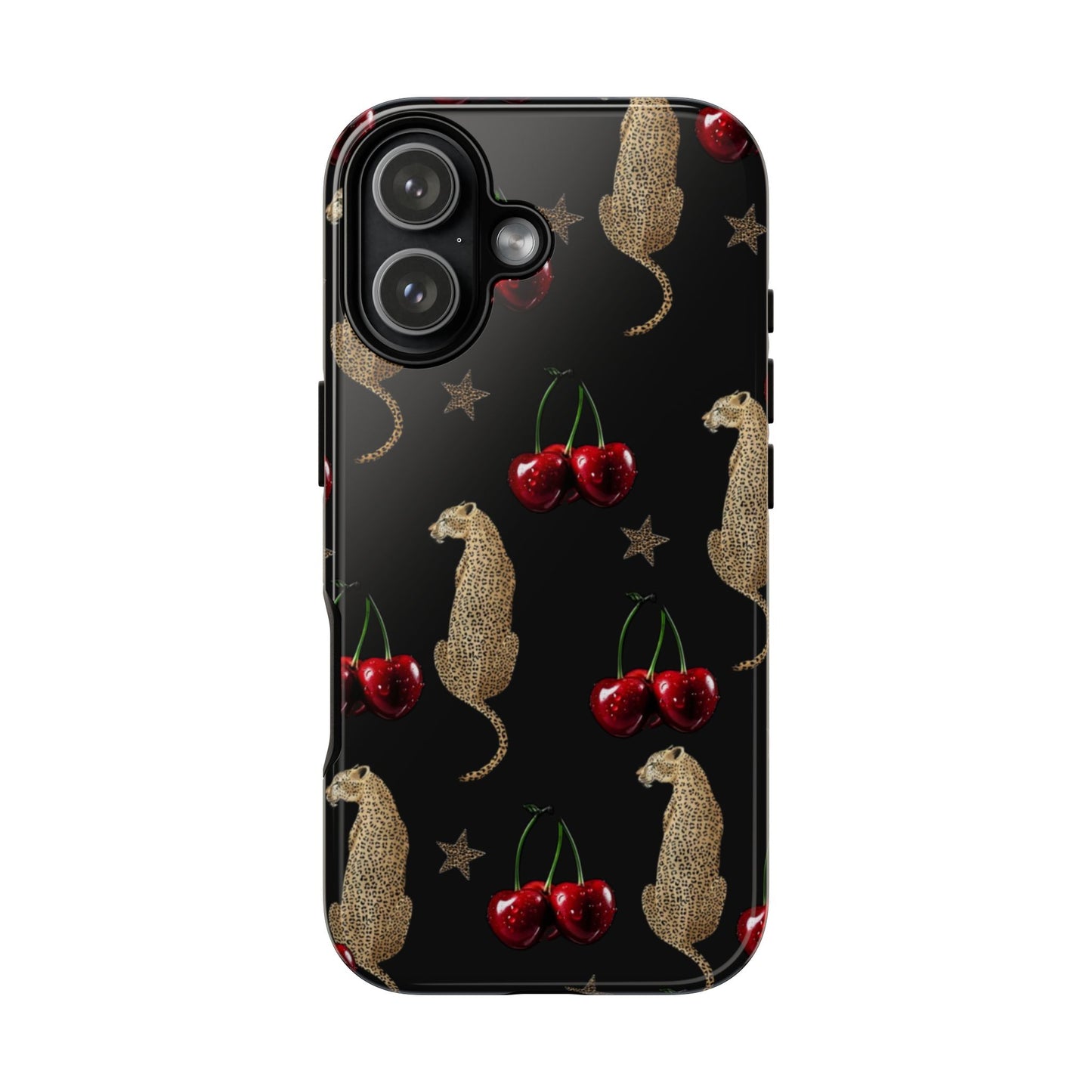 Leopard & Cherry Tough Case