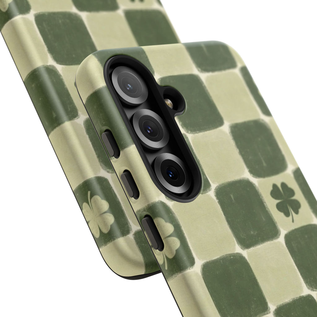 Clover Checker Tough Phone Case