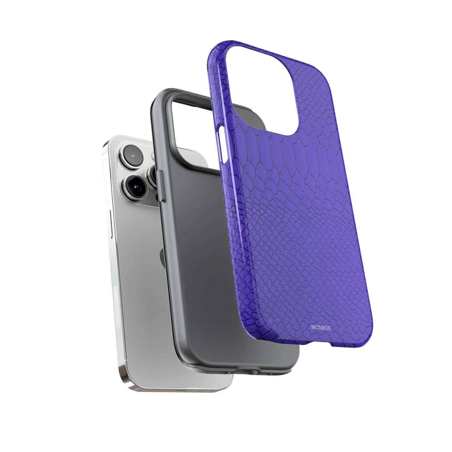 Dark Purple Snake Tough Case