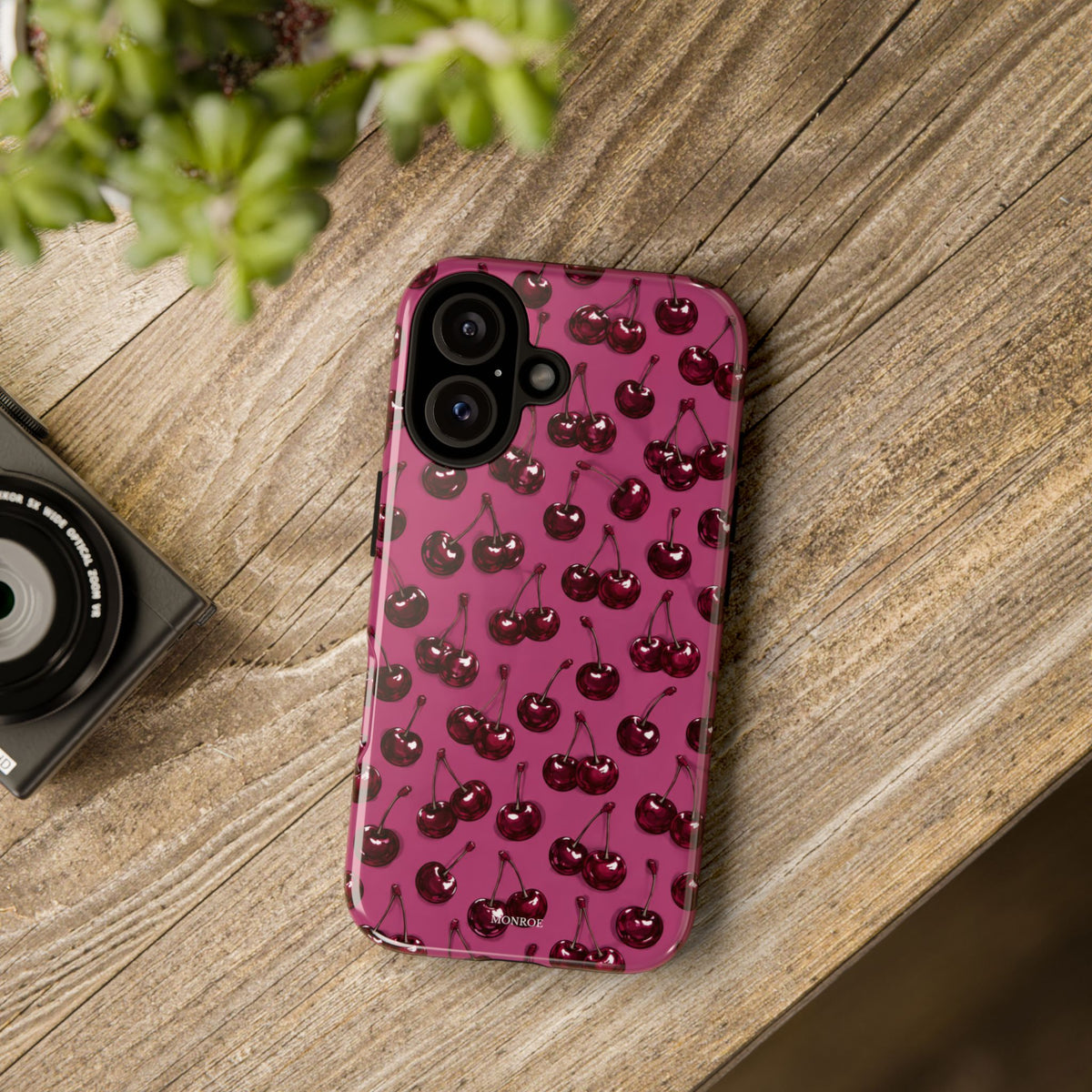Burgundy Cherries Tough Case