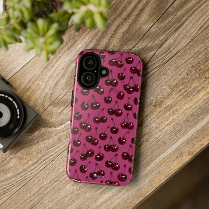 Burgundy Cherries Tough Case