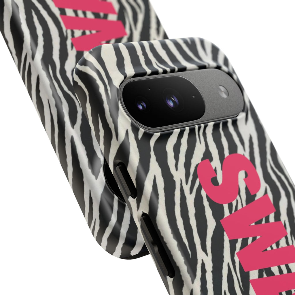 'SWAG' Zebra Print Tough Case