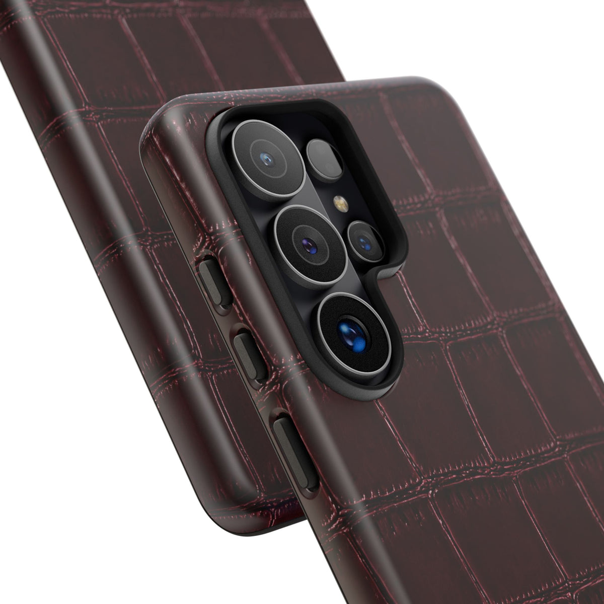 Burgundy Croc Tough Case