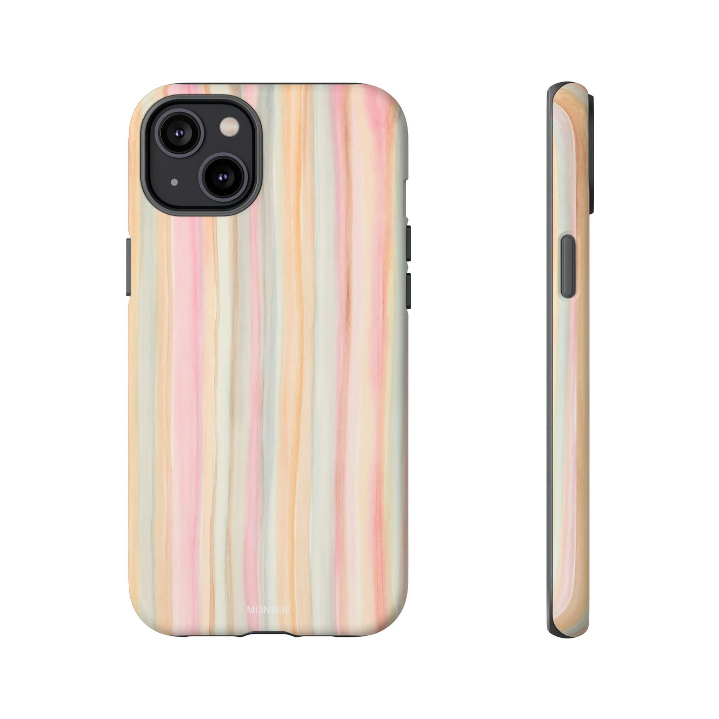 Pastel Watercolor Stripe Tough Case
