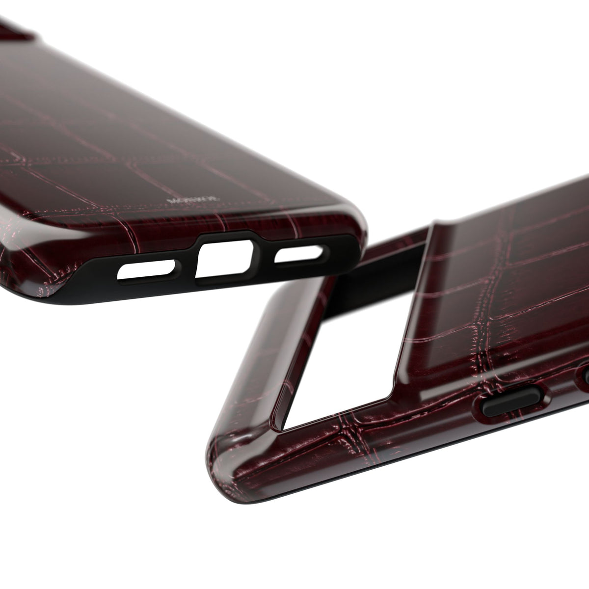 Burgundy Croc Tough Case