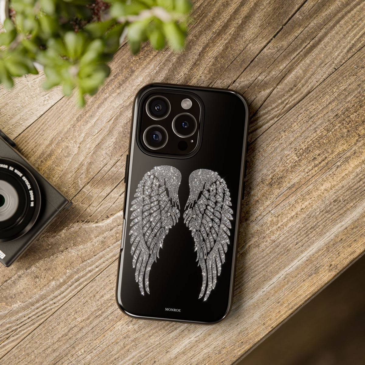 Silver Angel Wings Tough Case