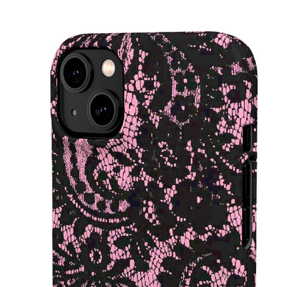 Pink Lace Pattern Case