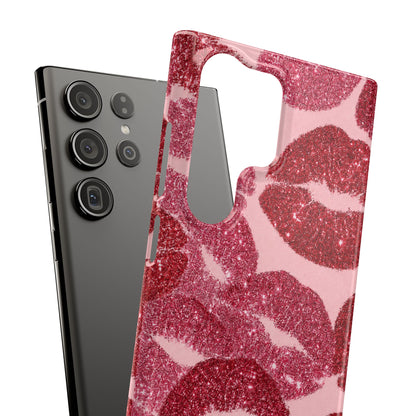 Pink Glitter Kiss Case