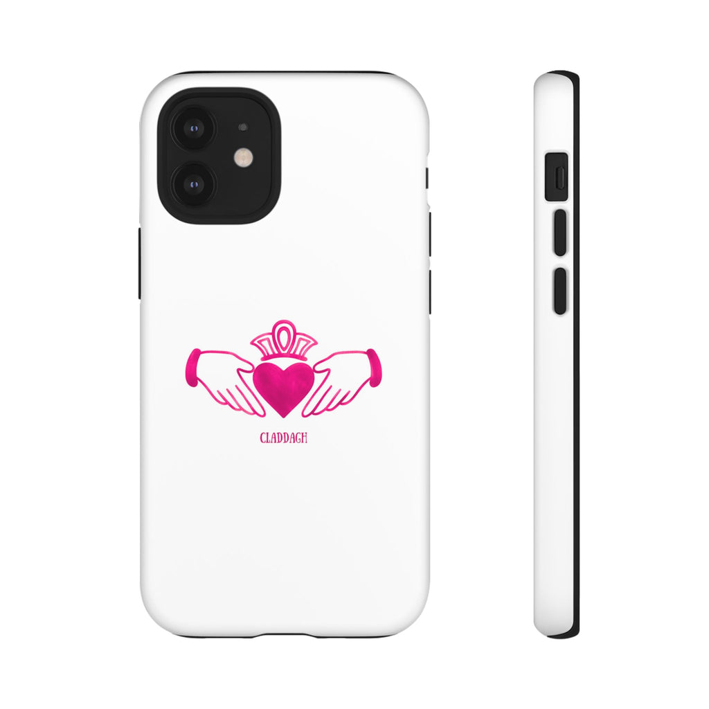 Pink Irish Claddagh Symbol Tough Phone Case